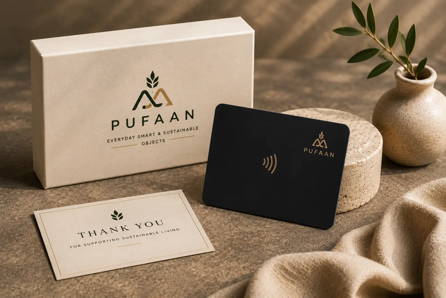 NFC Business Card — packaging presentation