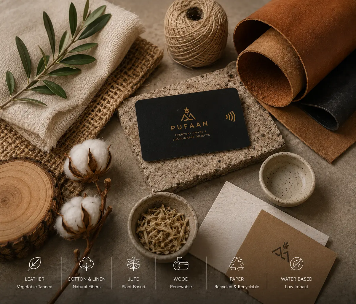 Placeholder for lifestyle photography of calm, reusable everyday objects on a desk